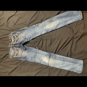 Miss Me size 26 x 30 Distressed Skinny
